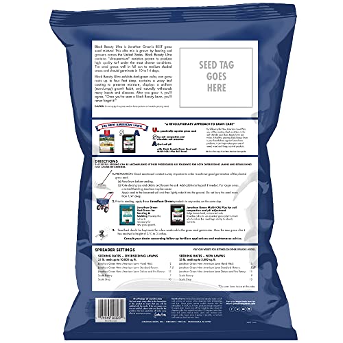 Jonathan Green (10323) Black Beauty Ultra Grass Seed Cool Season Lawn Seed (25 lb) Pricepulse