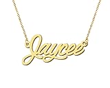Aoloshow 18k Gold Plated Jaycee Name Pendant