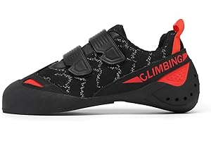 GVONG Climbing Shoes Mens Light Anti-Slip Indoor Outdoor Rock Climbing Sneaker for Beginners Professional Climbers
