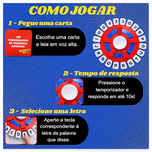 Jogo de Palavras Interativo Tapple Stop Tapapalavras Que Trava