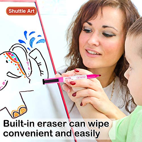 Shuttle Art Dry Erase Markers, 20 Colors Whiteboard Markers