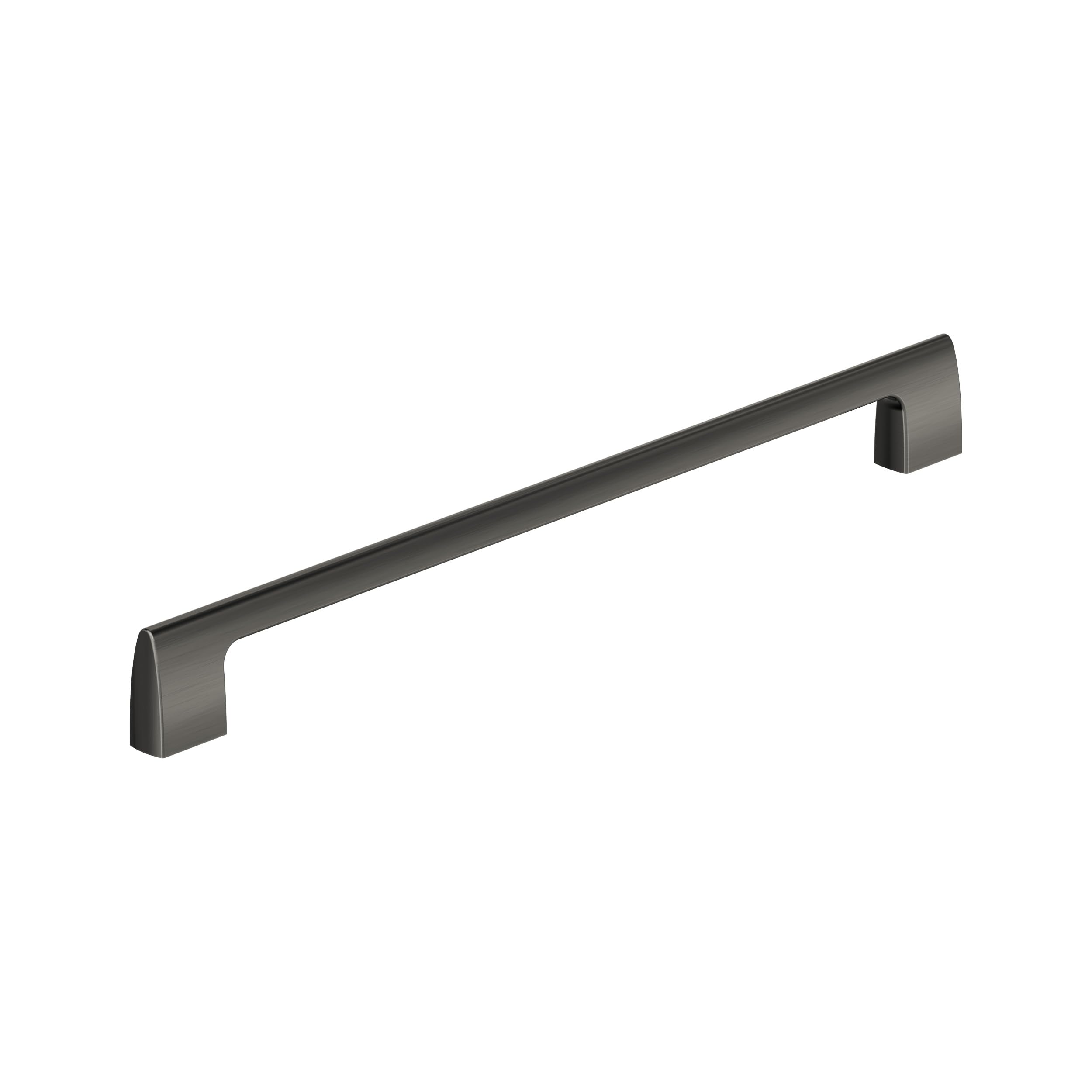 Photo 1 of Amerock Riva 12-5/8 inch (320mm) Center-to-Center Graphite Cabinet Pull, BP55492GPH