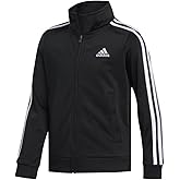 adidas Boys Zip Front Iconic Tricot Jacket