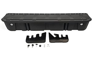 DU HA DU-HA Lockable Under Seat Storage fits 2015-2024 Ford F150 Super Crew Cab & 2017-2024 F250 F350 F450 F550 Super Duty Crew Cab | Black Heavy-Duty Back Seat Lockbox, Includes 2 Keys | 20116