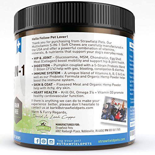 Dog Multivitamin, Glucosamine Chondroitin MSM, Omega 3, Probiotics