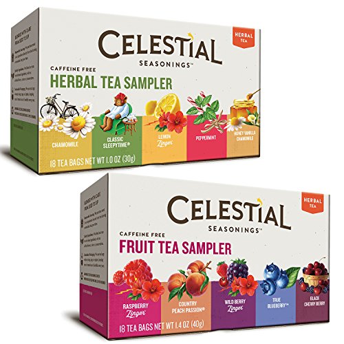 Celestial Seasonings Herbal Tea Flavor Bundle 2 Boxes; Herbal Tea