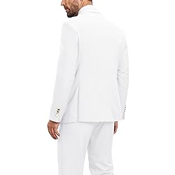 Aowdoy Men's Suits 3 Piece Slim Fit Tuxedo Suit One