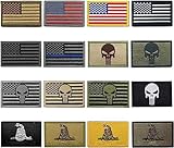 WZT Bundle 16 Pieces American Flag Tactical Morale