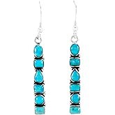 925 Sterling Silver Earrings in Genuine Gemstones & Gemstones