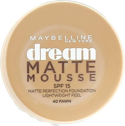 Maybelline Dream Creamy Mousse Foundation 004 Light Porcelain 7g Twin Pack