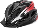 Victgoal Adults Bike Helmet with Detachable Magnetic Goggle Visor LED Light