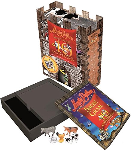 Monty Python Sacré Graal - Édition Limitée 40ème Anniversaire - Coffret Château Fort Et Catapulte - Blu-Ray
