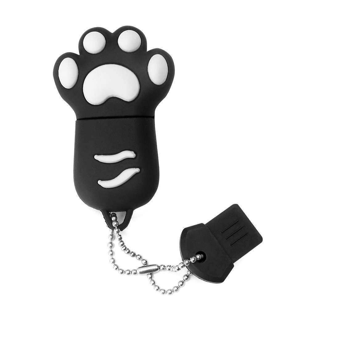 HOZYALE USB Flash Drive Cute Cartoon Shape USB 2.0 Memory Stick Pen Drives with Gift Box (16GB, Paw)