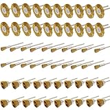 PHYHOO Brass Wire Brushes Cup Wheels Polish