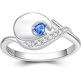 Infinity Water Droplet Urn Ring for Ashes 925 Sterling Silver Holds Loved Ones Ashes Cremation Keepsake Teardrop Urns Ring Jewelry Gift for Women