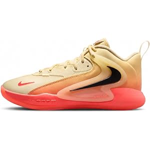 Nike HyperSet 2 SE Volleyball Shoes (Coconut Milk/Hot Lava/Cave Purple)