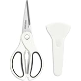 Heavy Duty Kitchen Scissors with Magnetic Holder Magnetic Shears for Fridge | Kitchen Scissors Magnet Sheath Set, Magnetic Holder, Magnet Protector, Strong Magnetic Protective Cover for Kitchen Shears