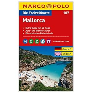 MARCO POLO Freizeitkarte Blatt 107 Mallorca 1:120 000: Toeristische kaart + gids 1:120 000