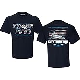 Checkered Flag Sports NASCAR 2026 Daytona 500 Flag T-Shirt Blue