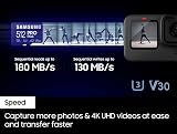 Samsung PRO Plus 256GB MicroSD Card UHS-I U3 180MB/s Read 130MB/s Write + Reader view 3