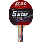 STAG GLOBAL Table Tennis Racket, Professional and Intermediate Level, High Speed and Spin Control, Lightweight