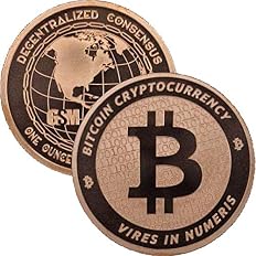 1 oz .999 Pure Copper Round/Challenge Coin (Bitcoin - Cryptocurrency) - View 8