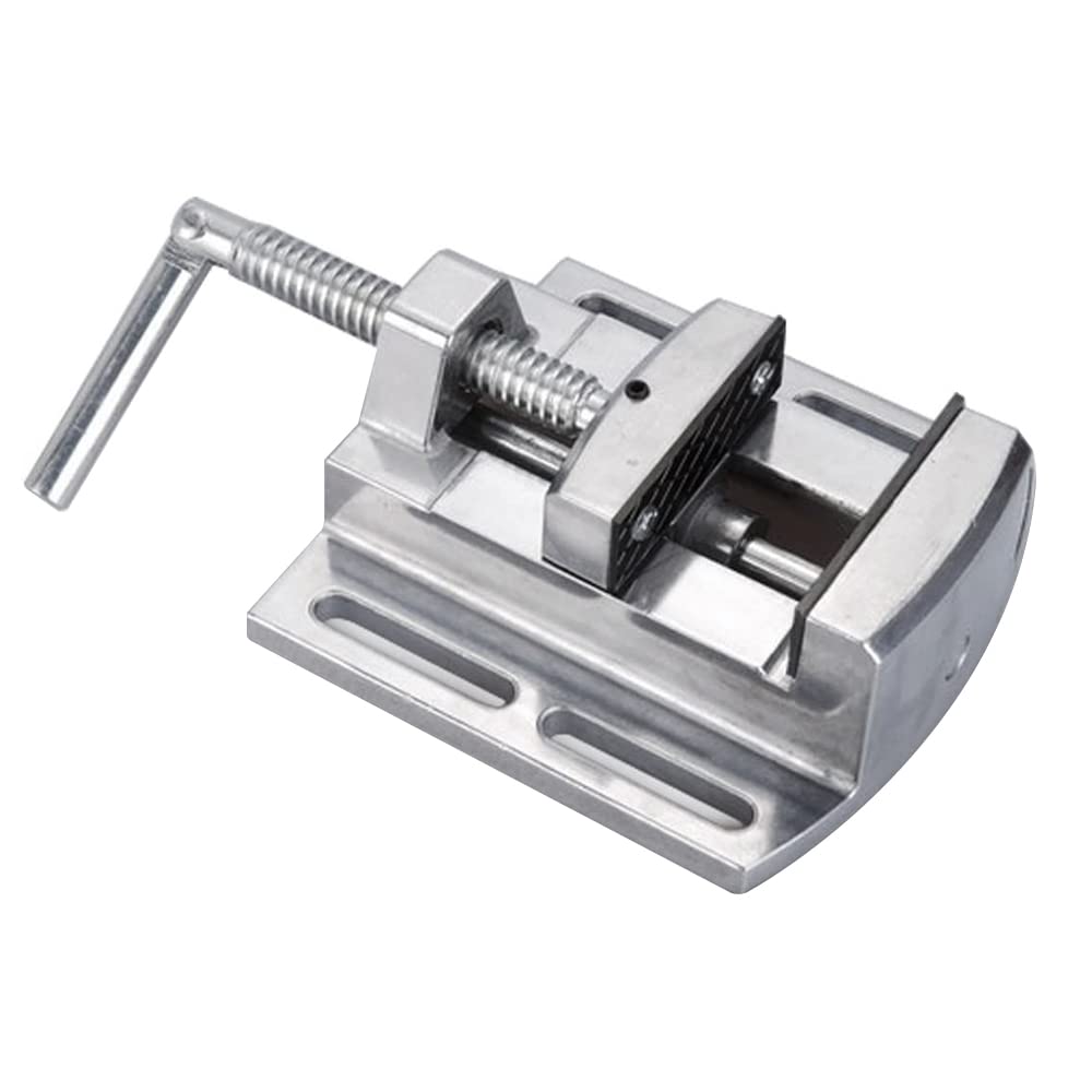 YULIN SUN Drill Press Vice 2.5"/65mm Heavy Duty Pillar Drill Vice Aluminium Alloy Workbench Table Bench for Workshop Milling Machine Machinery Maintenance