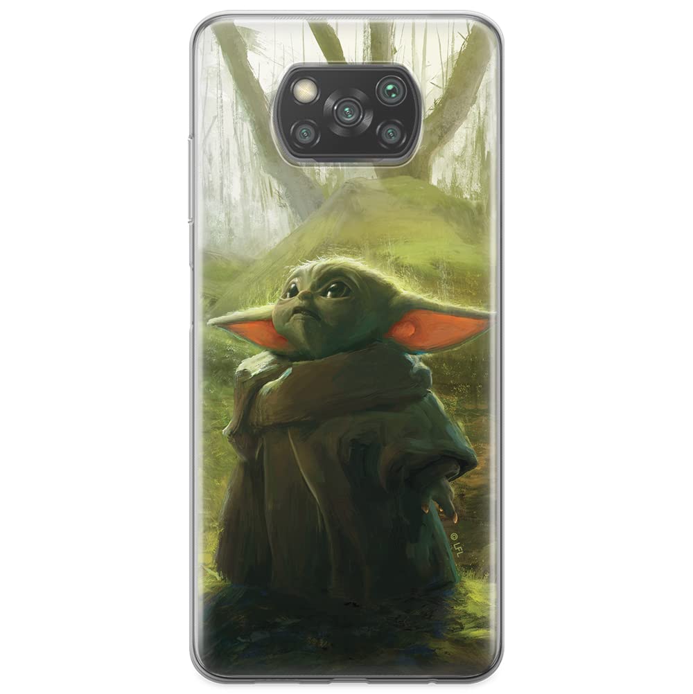 ERT GROUP mobile phone case for Xiaomi POCOPHONE X3 original and officially Licensed Star Wars pattern Baby Yoda 017 optimally adapted to the shape of the mobile phone, case made of TPU
