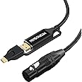HOSONGIN USB C to XLR Cable 10 Feet,Type-c to XLR Female Microphone Cable Adapter for Audio Recording Karaoke Live Podcast