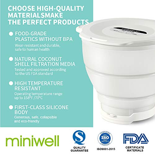 miniwell Collapsible Filtration System Water Camping Filter Pitcher