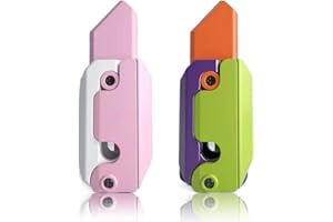 HUIBAO 3D Printing Fidget Toys Knife, Sensory Knife Fidget Toys for Kids & Adults, Anxiety Stress Relief Toy, Perfect for Autism and ADD (Style A)