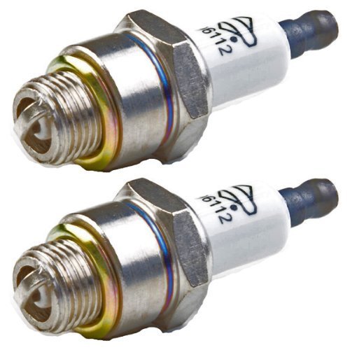 Photo 1 of Briggs & Stratton 796112-2pk Spark Plug (2 Pack) Replaces J19LM, RJ19LM, 802592, 5095K by Briggs & Stratton
