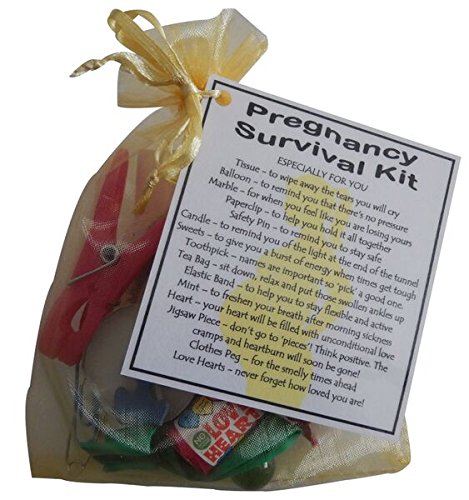 SMILE GIFTS UK Pregnancy Survival Kit Gift (Small novelty gift) - pregnancy gift, new mum gift, pregnancy present