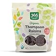 Amazon.com: 365 by Whole Foods Market, Organic Thompson Raisins, 8 Ounce