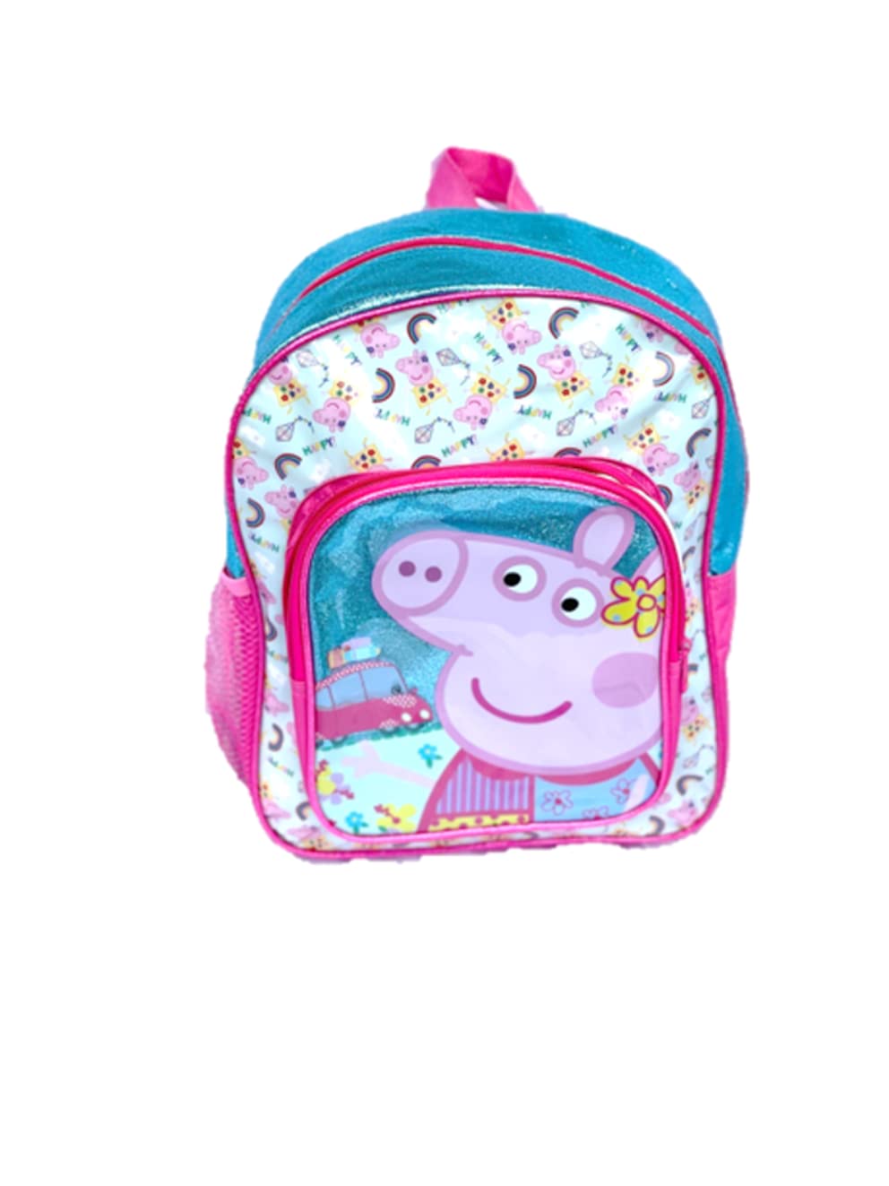 Peppa Pig Deluxe Backpack with front and side pockets