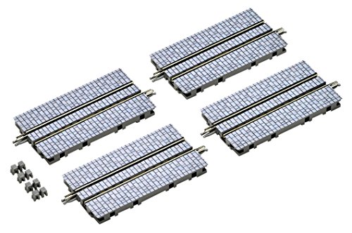 Tomytec 017943Â â€“Â Cobblestone 4Â Tram Tracks Straight Claw 70Â mm