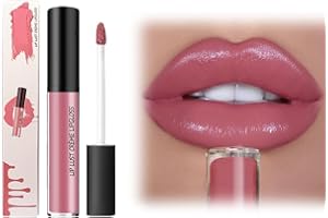 KAMOJI 2025 New Lips Staining Lip Oil, Upgrade Waterproof Lipstick Creamy Lip Gloss Non-stick to Cup, 12 Colors Cream Texture Lipstick Long-Lasting Moisturizing Lip Oil (#5)