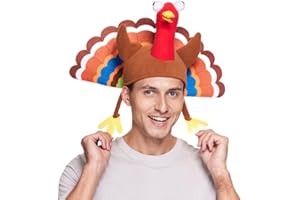 EraSpooky Adult Turkey Hats Thanksgiving Party Costume Accessories