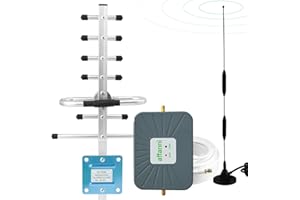 AFFANNI Cell Booster AT&T Cell Phone Signal Booster T Mobile ATT Cell Signal Booster for Home 5G 4G LTE Band 12/17, Cell Phone Booster Amplifier Repeater ATT Extender AT&T Cellular Signal Booster
