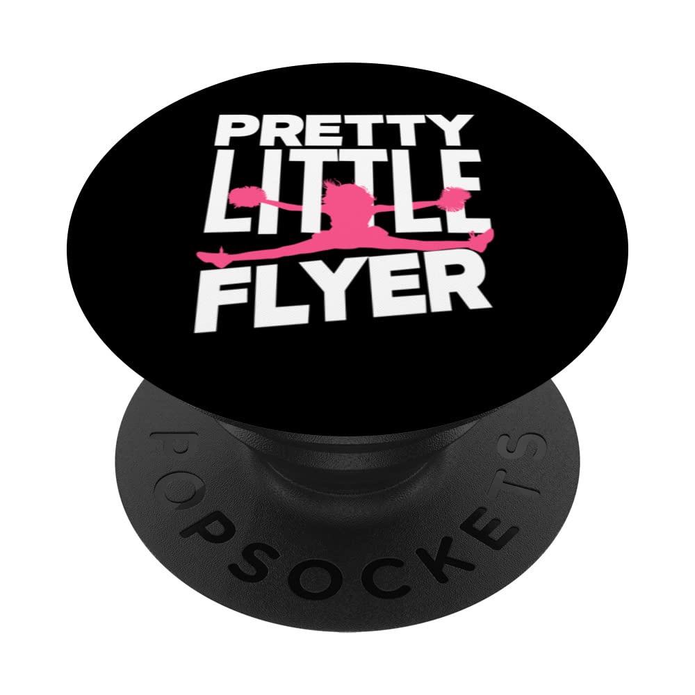 Pretty Little Flyer Funny Cheerleading Cheerleader PopSockets Swappable PopGrip