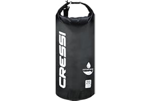 Cressi Waterproof Dry Teck Bags with Long Adjustable Shoulder Strap for Diving, Boating, Kayaking, Fishing, Rafting, Swimming