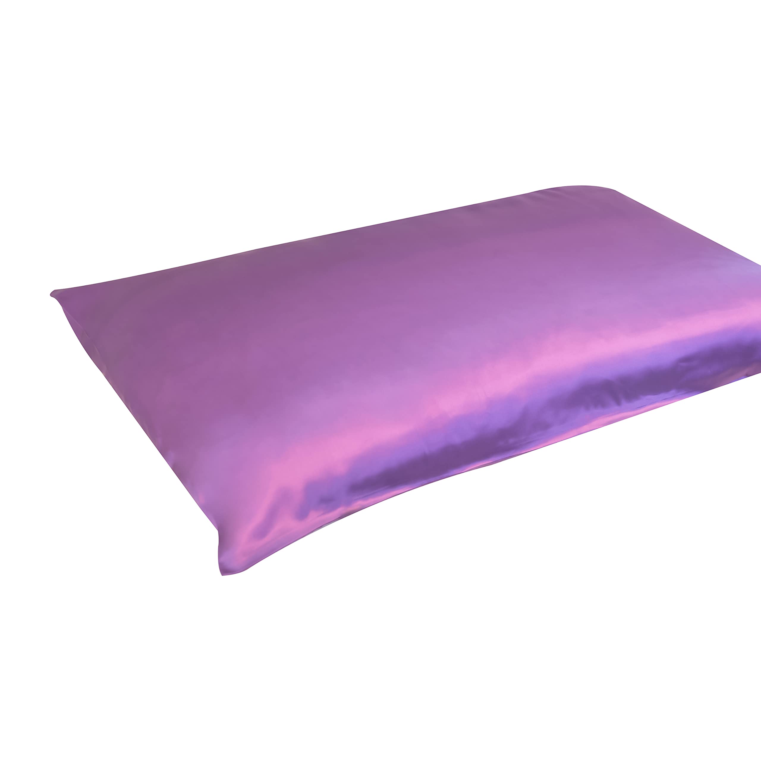 Jasmine Silk 100% 19 Momme Mulberry Charmeuse Silk Pillowcase for Hair and Skin 50 cm x 75 cm Envelope Closure - RRP £35 (LAVENDER) — image 1