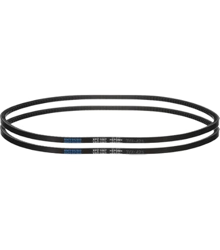 Uxcell 3VX560 Cogged V-Belt - Raw Edge, Rubber, 56" Length X 0.38" Width X 0.32" Thickness, For Industrial Motors, Pumps, Compressors
