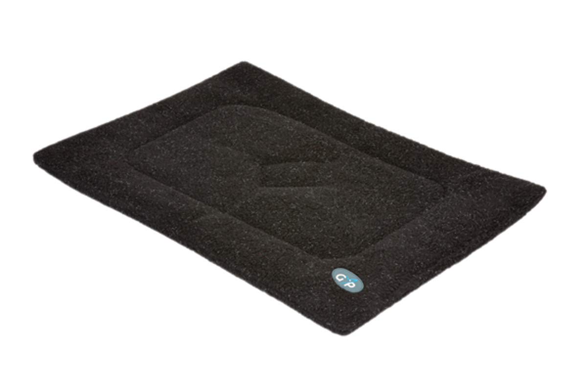 Gor Pets Washabe Sherpa Cage Mat for Dog Cat Crate, 71 x 107 cm, Black
