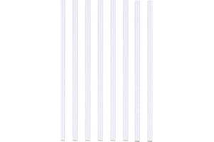 Hydroflask Straws Replacement [8-Pack] Hydro Energy Replacement Straws for Hydro Flask Wide Mouth Water Bottle. (9.5 Inch)