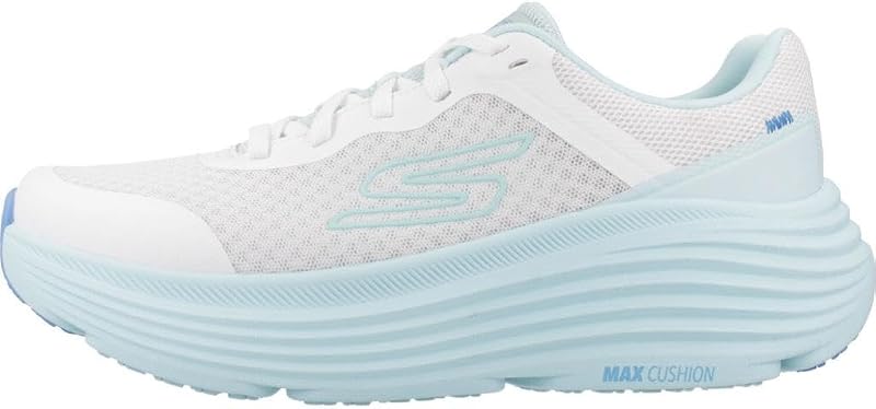 MAX Cushioning Endeavour Canova - Zapatillas Deportivas para Mujer, Ribete sintético Blanco y Azul Claro, 38 EU