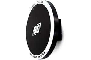 SUB90 Wall Ball Target (Wall Mounted) for Hyrox or Hybrid Workout Training; Squat Medicine Ball Throws; for the Garage, Side 