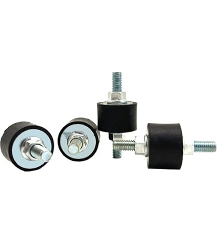 VGOL 8 Amortiguadores Goma M8 Para Aire Acondicionado: Reduce Vibraciones Y Ruido (Soporta 60kg)