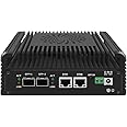 CWWK Mini PC N100 Firewall Hardware 2 x 10GbE SFP+, 2 x i226V 2.5GbE LAN OPNsense Appliance,AES-NI, 2HD, TypeC, TF Card Slot, M.2 WiFi Slot,NO RAM NO SSD