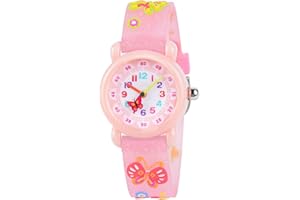 Venhoo Kids Watches 3D Cartoon Waterproof Silicone Children Wrist Watch Child Gifts for 3-10 Little Girls Boys Child-Track